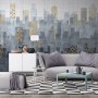 City Silhouette Wallpaper Mural
