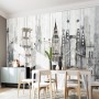 Watercolor City Famous Place Wallpaper Mural