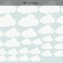 Nursery White Little Cloud Wall Decal Sticker