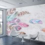 Colorful Feather Wallpaper Mural