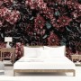 Dark Floral Wallpaper Mural