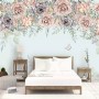 Nostalgic Dark Vine Flowers Wallpaper Mural