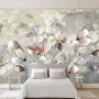 Oil Painting Pastel Floral Wallpaper Mural