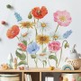 Colorful Wildflowers Wall Decal Sticker