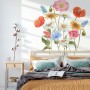 Colorful Wildflowers Wall Decal Sticker
