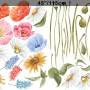 Colorful Wildflowers Wall Decal Sticker