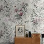 Vintage Floral Wallpaper Mural