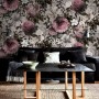 Vintage Floral with Pink Chrysanthemum Wallpaper Mural