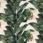 Exotic Banana Leaf Pattern Wallpaper Mural