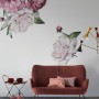3D Dutch Floral Peony Flower Bouqet Wall Decal Sticker