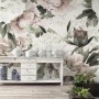 Dutch Pink Peony Floral Wallpaper Mural