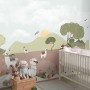 Kids Alpaca in the Desert Wallpaper Mural