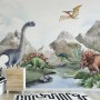 Kids Softs Dinosaur Jurassic World Wallpaper Mural