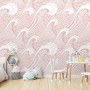 Kids Ocean Wave Pattern Wallpaper Mural