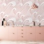 Kids Ocean Wave Pattern Wallpaper Mural