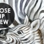 Kids Safari Animals with Cub Wallpaper Mural