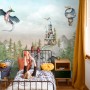 Kids Dragons Fairytale Cute Prince and Princess Wallpaper Mural