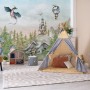 Kids Dragons Fairytale Cute Prince and Princess Wallpaper Mural