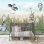 Kids Dragons Fairytale Cute Prince and Princess Wallpaper Mural
