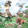 Kids Dinosaur with Trex Jurassic World Wallpaper Mural
