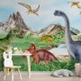 Kids Prehistoric Dinosaur Wallpaper Mural