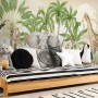 Kids Tropical Jungle Animals Wallpaper Mural