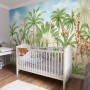 Kids Safari Animals in the Jungle Wallpaper Mural