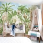 Kids Safari Animals in the Jungle Wallpaper Mural