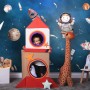 Kids Watercolor Space with Planets Wallpaper Mural