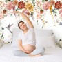 Watercolor Soft Floral with Birds Wallpaper Mural