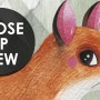 Cute Forest Animals with Kids Mountain Landscape Wallpaper Mural