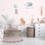 Cute Flying Animals with Funny Circus Wallpaper Mural