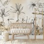 Jungle Animals with Banana Trees Kids Tropical Plants  Wallpaper Mural