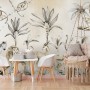 Jungle Animals with Banana Trees Kids Tropical Plants  Wallpaper Mural