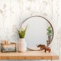 Hand Drawing Plants Meadow Art Wallpaper Mural