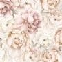 Nursery Pastel Peony Watercolor Floral For Girls Wallpaper Mural