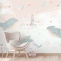 Kids Soft Whale  Undersea Life Wallpaper Mural