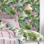 Flamingo Tropical Pattern Walllpaper Wallpaper Mural