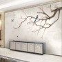 Colorful Birds and Cherry Blossom Tree Wallpaper Mural