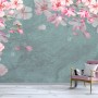 Cherry Blossom Pink Sakura Floral Wallpaper Mural