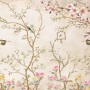 Soft Chinese Florals with Little Birds Wallpaper Mural