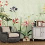 Colorful Plants and Flowers Wallpaper Mural