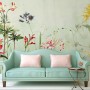 Colorful Plants and Flowers Wallpaper Mural