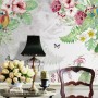 Mirabilis and Tropical Plants Wallpaper Mural