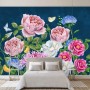 Colorful Flower Bouqet Wallpaper Mural