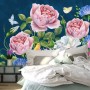Colorful Flower Bouqet Wallpaper Mural