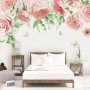 Pink Flower Art Wallpaper Mural