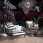 Dark Leaf Wallpaper Mural