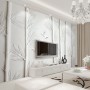 White Forest with Bamboo Tree Wallpaper Mural