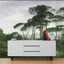Tropical Forest and Horned Deer Wallpaper Mural